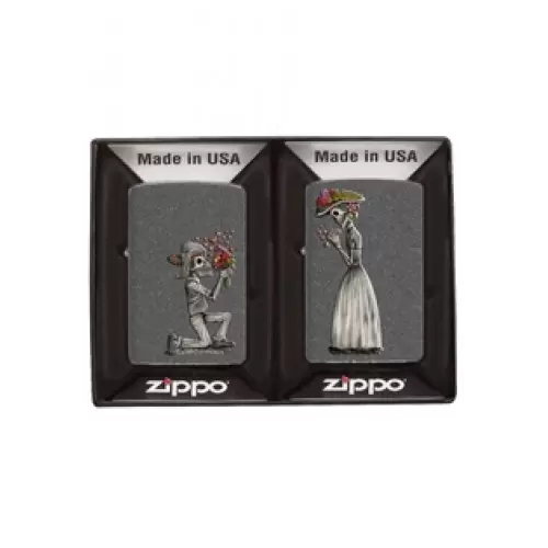 Комплект запалки Zippo Iron Stone Couple Комплект запалки Zippo Iron Stone Couple
